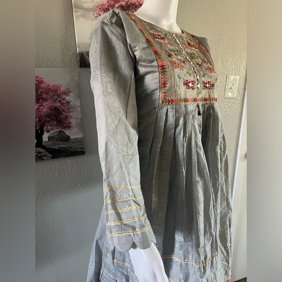 Pakistani dress Punjabi dress afghani dress indian dress short dress traditional - Picture 4 of 5